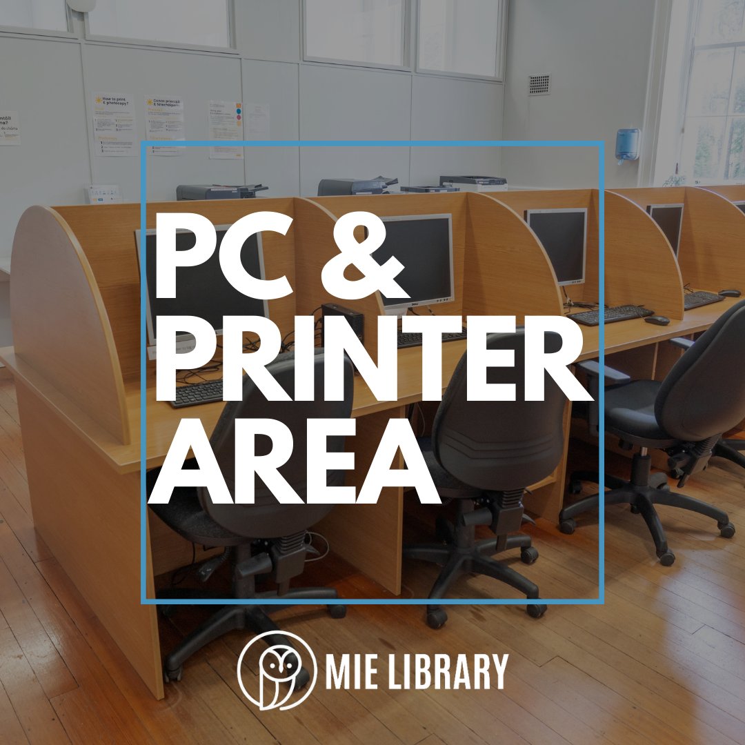 MIElibrary's tweet photo. 🔍📕In need of a library refresher? Here's a handy guide to our study zones! Starting off, we've got the PC & Printer Area on the ground floor. Click the image attached for more details.
#ExploreMIELibrary #Orientation #StudentResources #YourSpace #DoSpás #Marino https://t.co/TrH53x9Sau