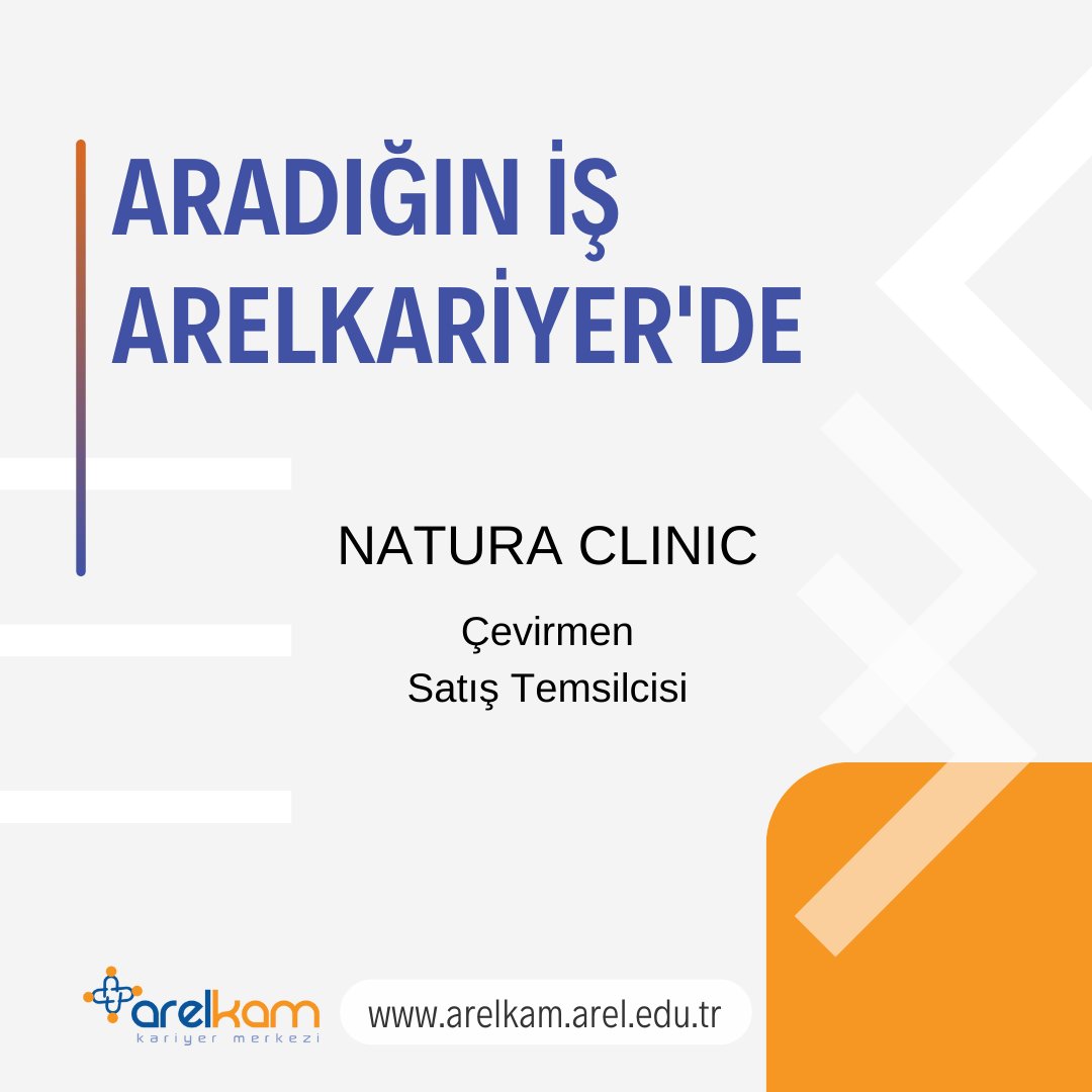 Aradığın iş Arel Kariyer’de.
👉🏻Başvuru için kariyer.arel.edu.tr
👉🏻Bizi takip et, kariyer fırsatlarını kaçırma ❗