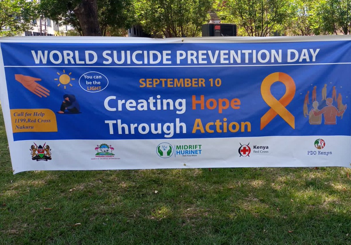 OfficiallySeki's tweet photo. Mambo ni matatu when it comes to preventing suicide.
1. Learn
2. Talk openly
3. Ask
It okay not to be okay. Stigma around suicide needs to change so that survivors feel safe to seek help @Midrifthurinet @jalicopr @AjibikaJamii @facilitatorMik1 @HavenofdreamsK #MbogiInformed https://t.co/9ZKk1o7dWp