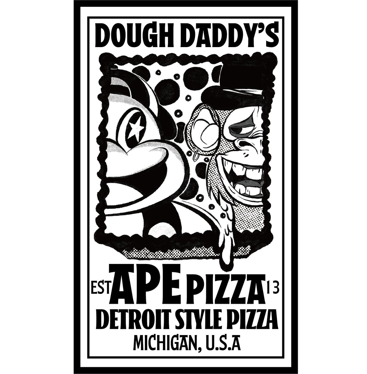 Dough Daddy's Ape Pizza tweet media