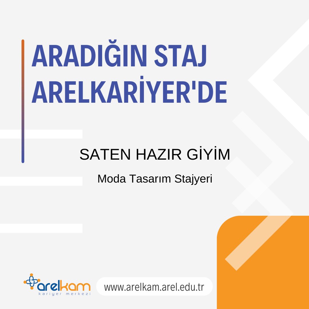Aradığın staj Arel Kariyer’de.
👉🏻Başvuru için kariyer.arel.edu.tr
👉🏻Bizi takip et, kariyer fırsatlarını kaçırma ❗