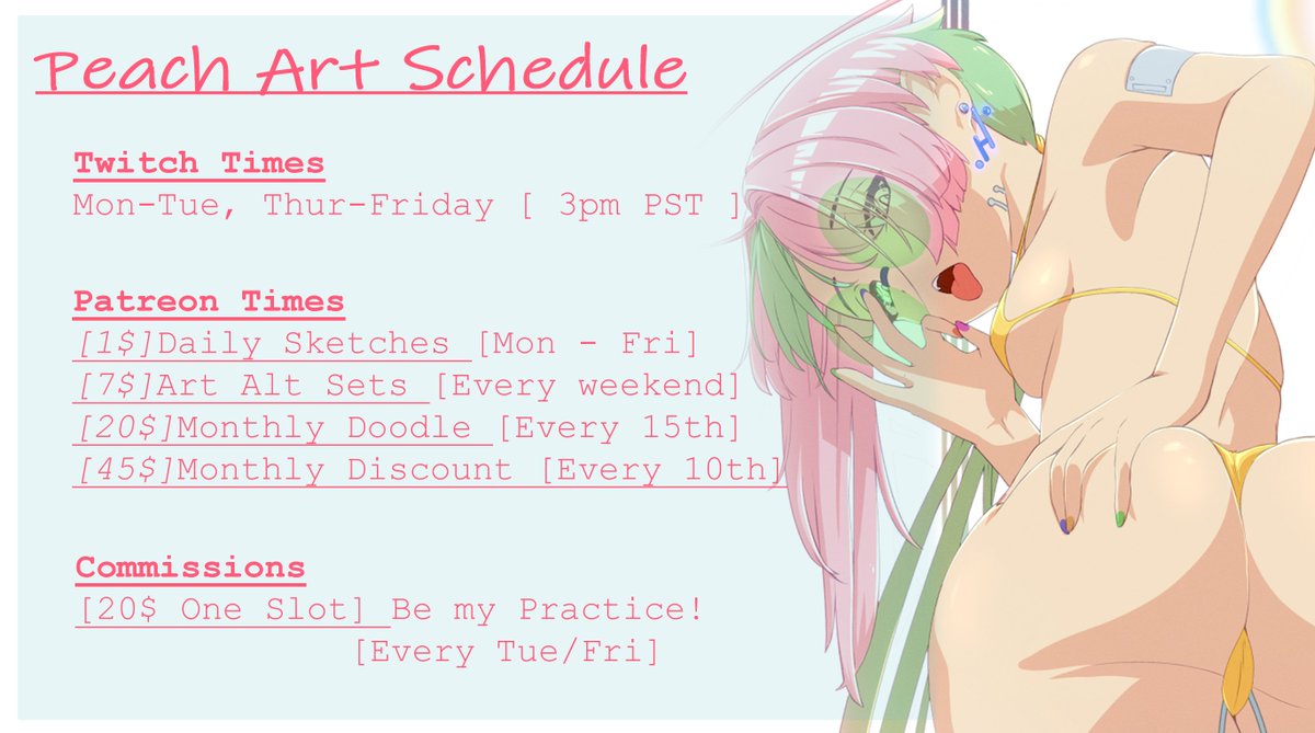 Peachcupp's tweet image. Find me in many more places, using LinkTree! 
&amp;gt;linktr.ee/Peachcup &amp;lt;  

~Direct Entry of important rooms in the Lab~ 

🧪Patreon - patreon.com/peachcupp 
🧪Pixiv - pixiv.net/en/users/18791…… 
🧪twitch.tv/peachcupp 
🧪Discord - discord.gg/c0d3p34ch

My Work Schedule!