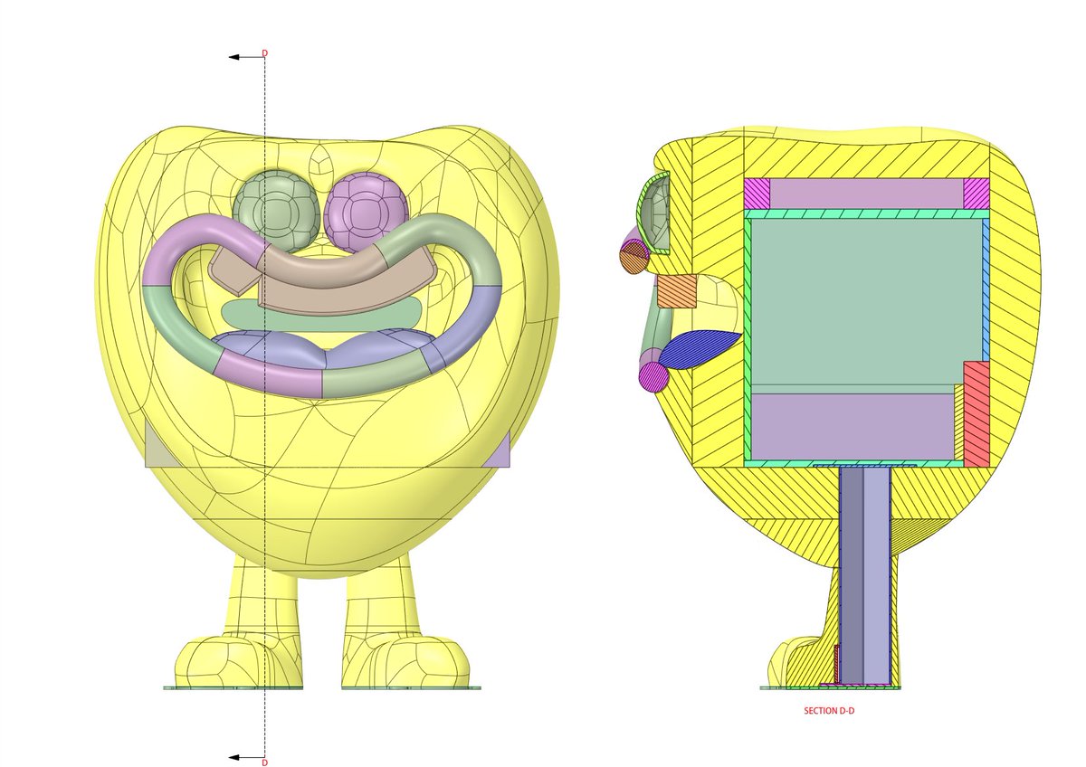 Amalgammodels's tweet photo. With a name like 'Amalgam'....we had to be involved in this project!!!! Working with @aardman we brought to life the 'Denticle' characters they designed in the form of five sculptures for the new @BristolUni Dental School. #wearemakers #bristol #university #denticles #aardman https://t.co/7IZYHPBp3G