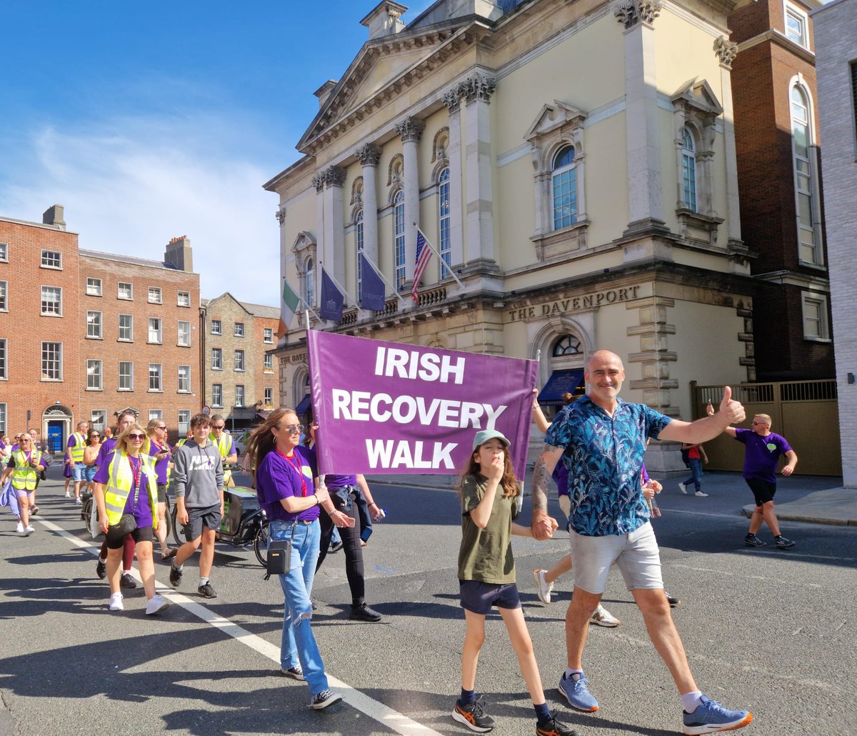 PaveePoint's tweet photo. Delighted to be part of #RecoveryWalk this week end to promote awareness and understanding around substance misuse and to champion recovery #Travellers @IreRecoveryAcad https://t.co/ZXbOq0OofK
