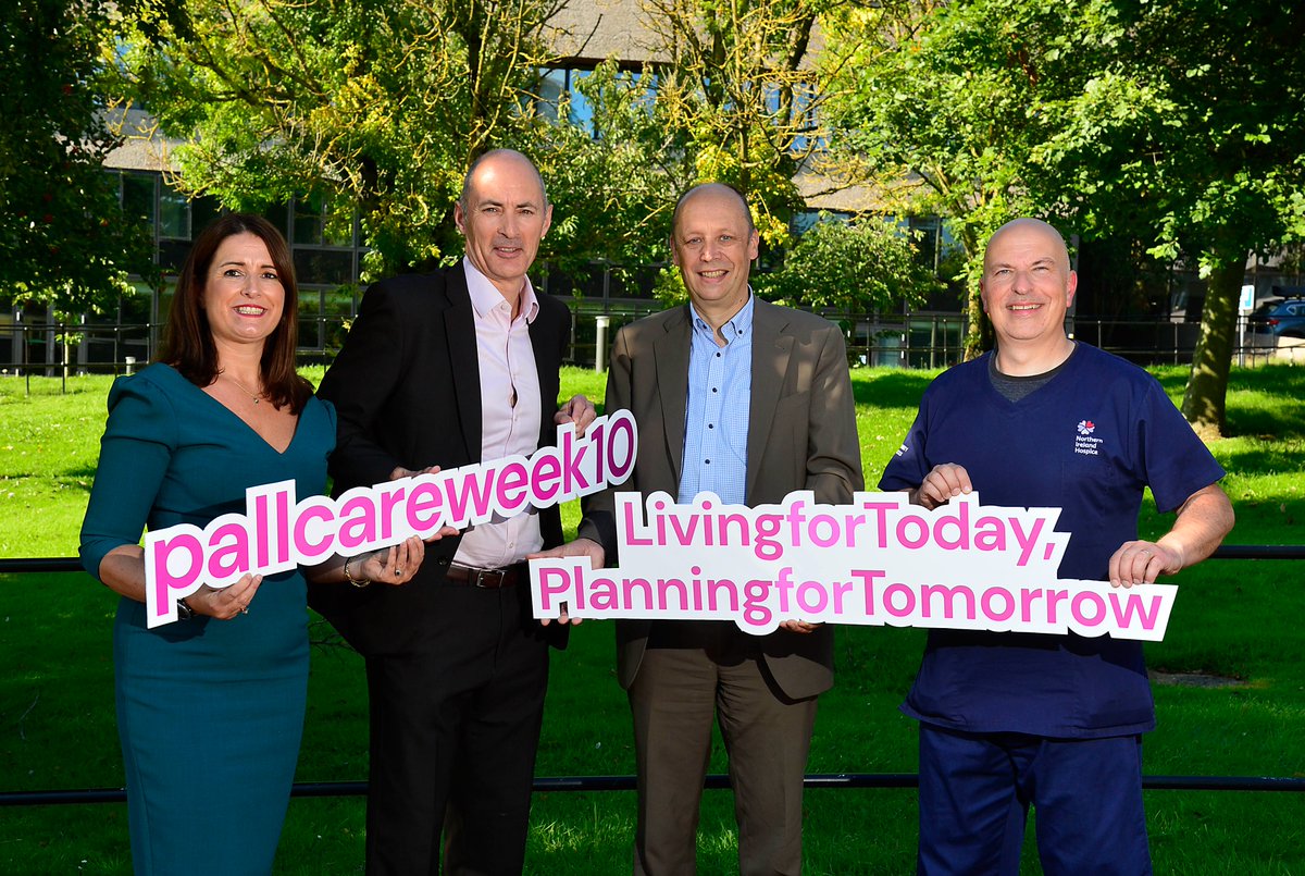 healthdpt's tweet photo. Peter May, Permanent Secretary lends his support to this years 10th annual Palliative Care week.

The theme of this year’s #pallcareweek10 campaign is ‘Palliative Care: Living for today, planning for tomorrow.’

More info➡️https://t.co/YZppkvPPK5 https://t.co/aqYEWyDWoh