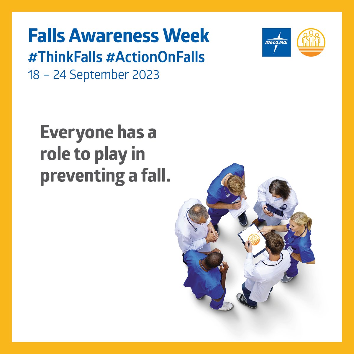 Less than a week to go until #FallsAwarenessWeek !! We are getting things started today with the first of our #FallsAwareness webinars! #MaternityFallsPrevention You can still register: bit.ly/44atsry #ThinkFalls #ActionOnFalls