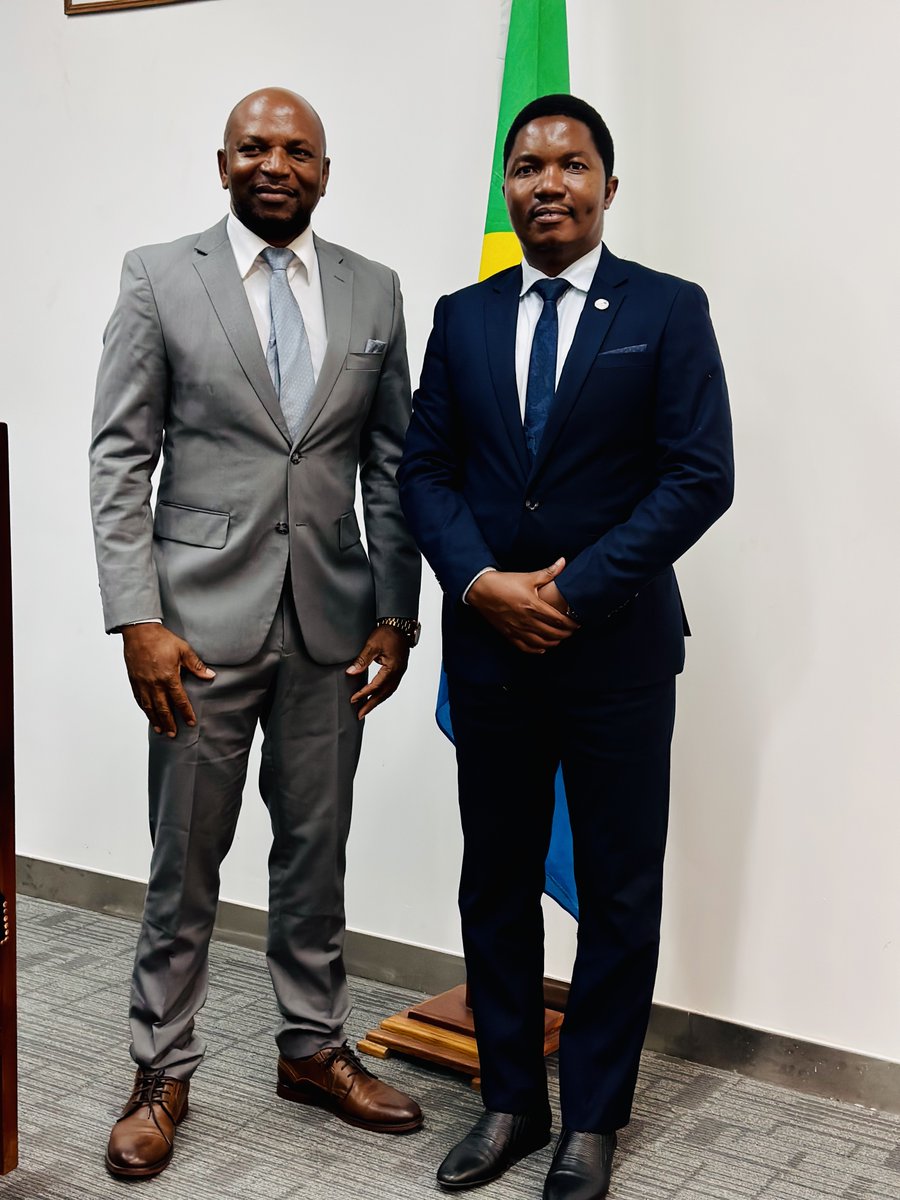 A moment with Hon. Minister of State (Environment &amp; Union) Dr. Selemani Saidi Jafo in Dar es Salaam. A commitment to continue <a href="/UNCDF/">UN Capital Development Fund</a> collaboration with the Govt of Tanzania and work we do together to build national capacities and climate finance to reach the people at local level