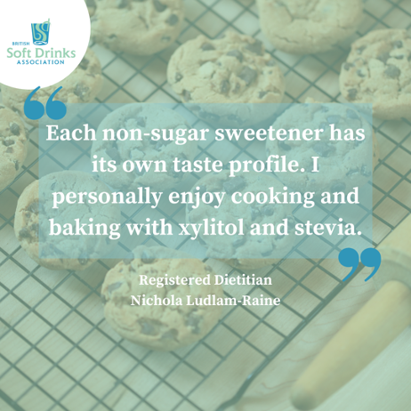 The Great British Bake Off starts tomorrow and @nicsnutrition shared how sweeteners can be used in baking:

'Each non-sugar sweetener has its own taste profile. I personally enjoy cooking and baking with xylitol and stevia, however, it's completely down to personal preference'.