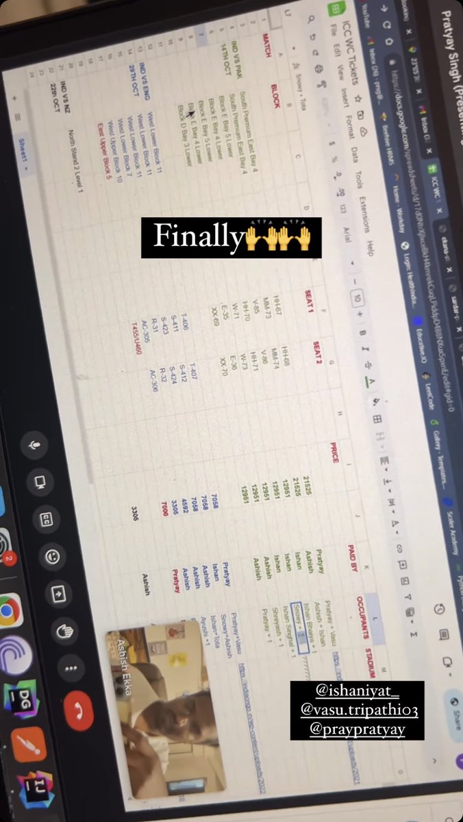 That’s how four blr boys booked tickets for #IndvsPak #WC2023 
Inshallah, boys played well 🫡🙌🏻
<a href="/peakbengaluru/">Pink Bengaluru</a>