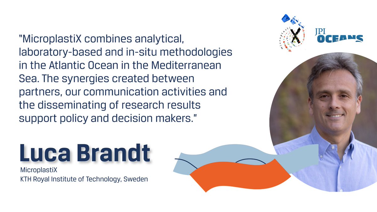jpioceans's tweet photo. New project highlight! For today, we present @microplastix, one of the six funded projects of the Joint Action โEcological Aspects of Microplasticsโ. Luca Brandt, coordinator of #MicroplastiX, describes the biggest accomplishment for the project. https://t.co/BkltqPwPoI
