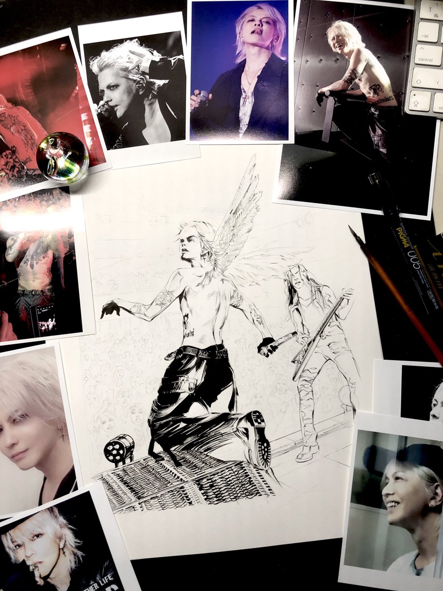 「HYDE LIVE 2023 Tour Final」
仕上がったばかりの原画と共に 