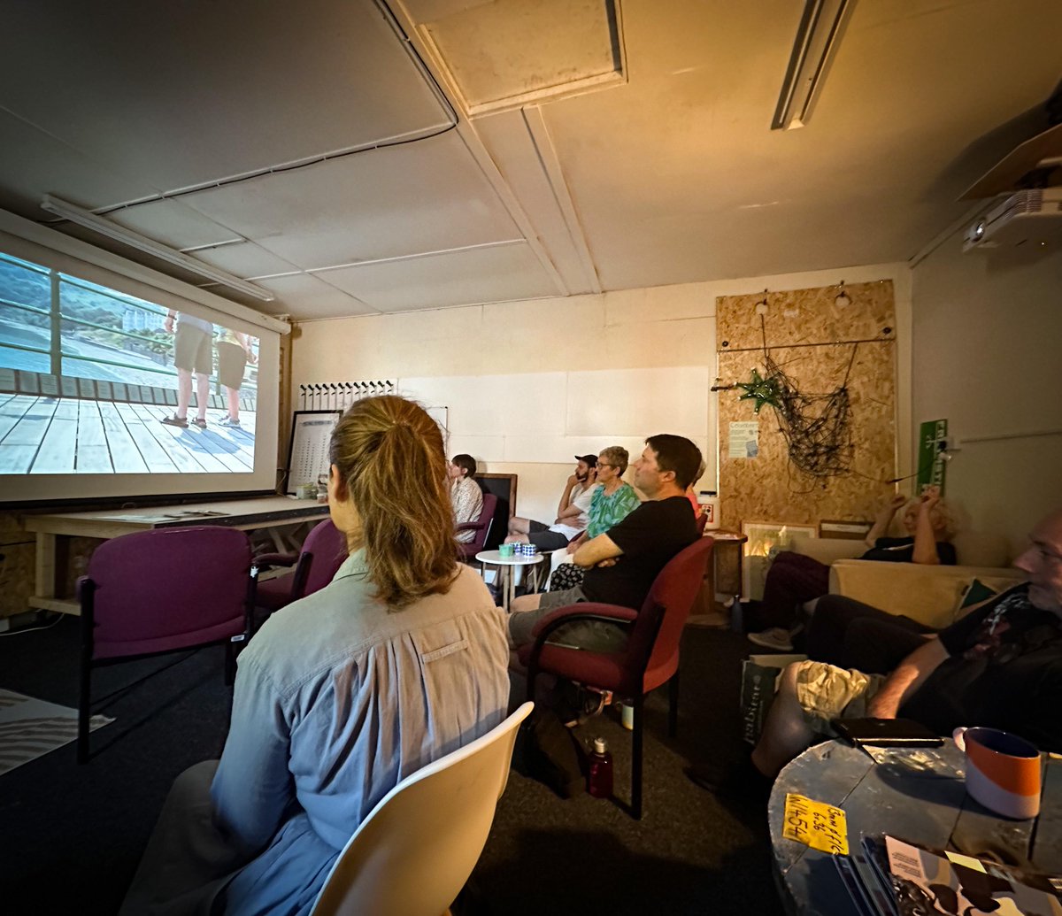 It was an absolute scorcher at the weekend 🌞 We teamed up with Wastesmiths to bring a film screening of Grandad &amp; The Pier to #GreatYarmouth, followed by a pier walk in the sunshine, led by local poet Chris Smith