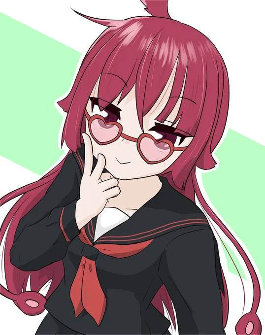 いろんなメガネをかけるじゃん#ケムリクサ #irodori 
