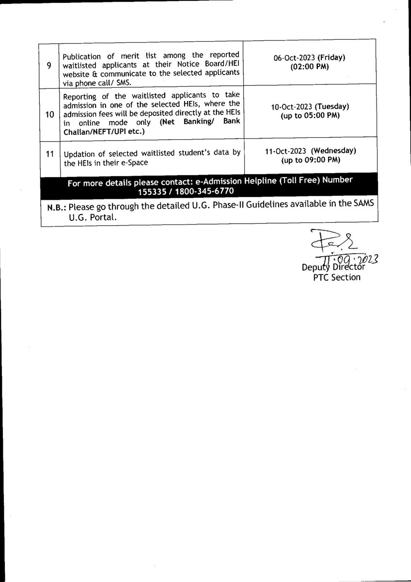 SukantTutorial's tweet image. +3 Phase-2 Admission New Guidelines & Timeline For the Academic Year Academic Year 2023-24
#eAdmission #SukantTutorial #Odisha