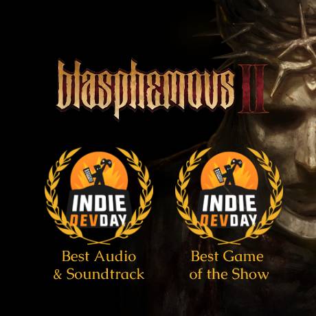 Este año #IndieDevDay2023 ha sido muy especial para el equipo de Blasphemous II, os queremos agradecer de corazón todo el amor que hemos recibido ¡Muchísimas gracias! Ah, y que mejor manera de cerrar el fin de semana que estrenando el palmarés de premios!