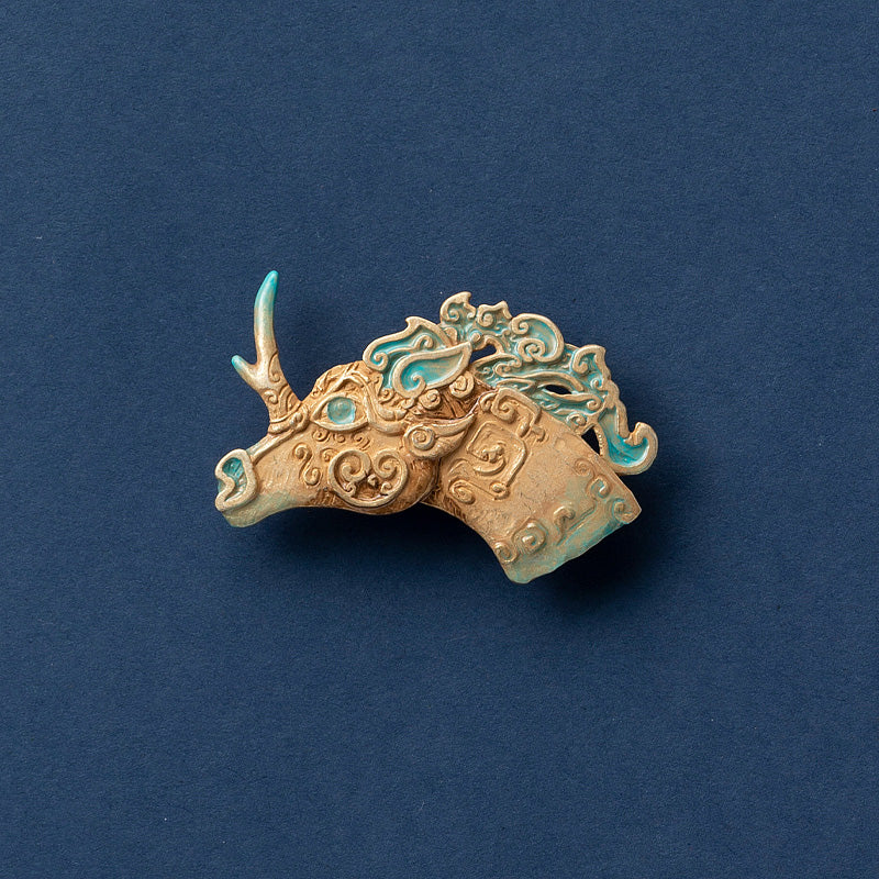 再入荷】 「十二国記」ブローチ（帯留め金具付き） 各5500円（税込