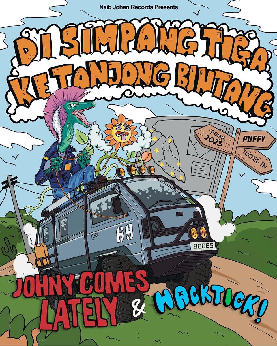 irecord5's tweet photo. Brought to you by I-Record and Naib Johan Records to IPOH!

Johny Comes Lately X HACKTICK ! Di Simpang Tiga Ke Tanjong Bintang will be held at Insider Satellite this 24th Sept 23,Sunday.

Ticket is on sale, whatsapp 012 259 3520 for Pre Sale, flyer for Ipoh will be uploaded soon! https://t.co/0gKLZAk74B