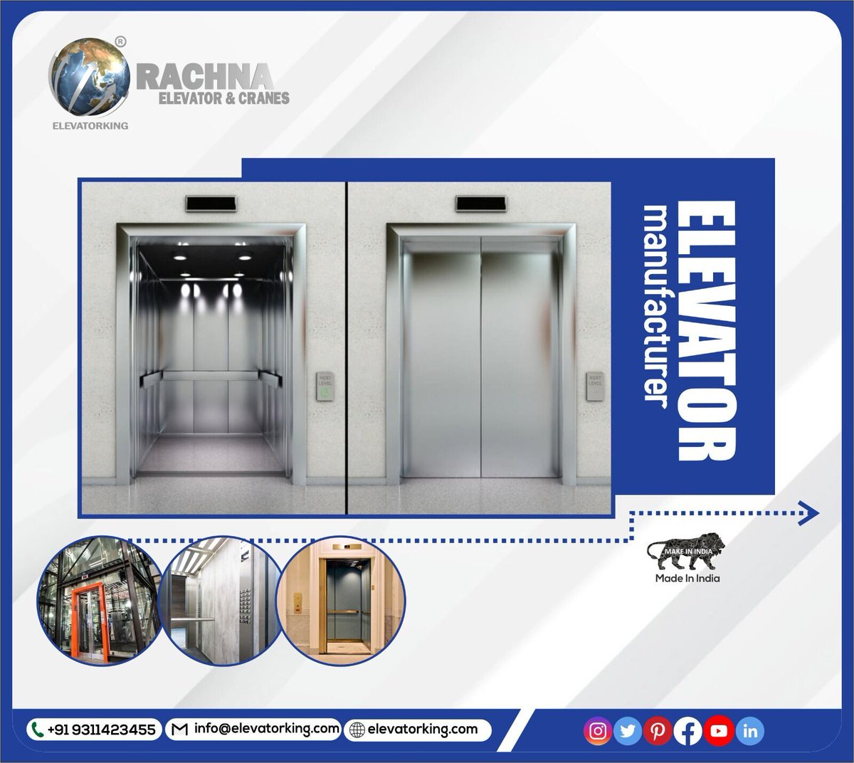 'Elevating Comfort, Elevating Life.'
#manufacturing
#elevatorking
#ElevatorInnovation
#Freightelevator
#carelevator
#dumbwaiter
#scissorlift
#eotcrane
#elevatormanufacturer
#VerticalTransportation
#ElevatorDesign
#ElevatorTechnology
#ElevatorSolutions
#IndiavsPak