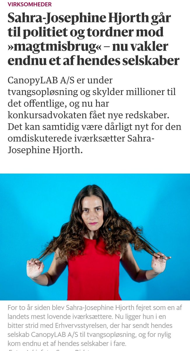 RoedhaaretType's tweet image. Så ynkeligt at markedsføre sig selv som powerwoman og innovativt fyrtårn, der sir tingene som de er - men i det sekund nogen call&apos;er ens bullshit ud, beskylder man kritikere for magtmisbrug, diskrimination mobning
Fed power type
#dkbiz #dktech #CanopyLAB

berlingske.dk/virksomheder/s…