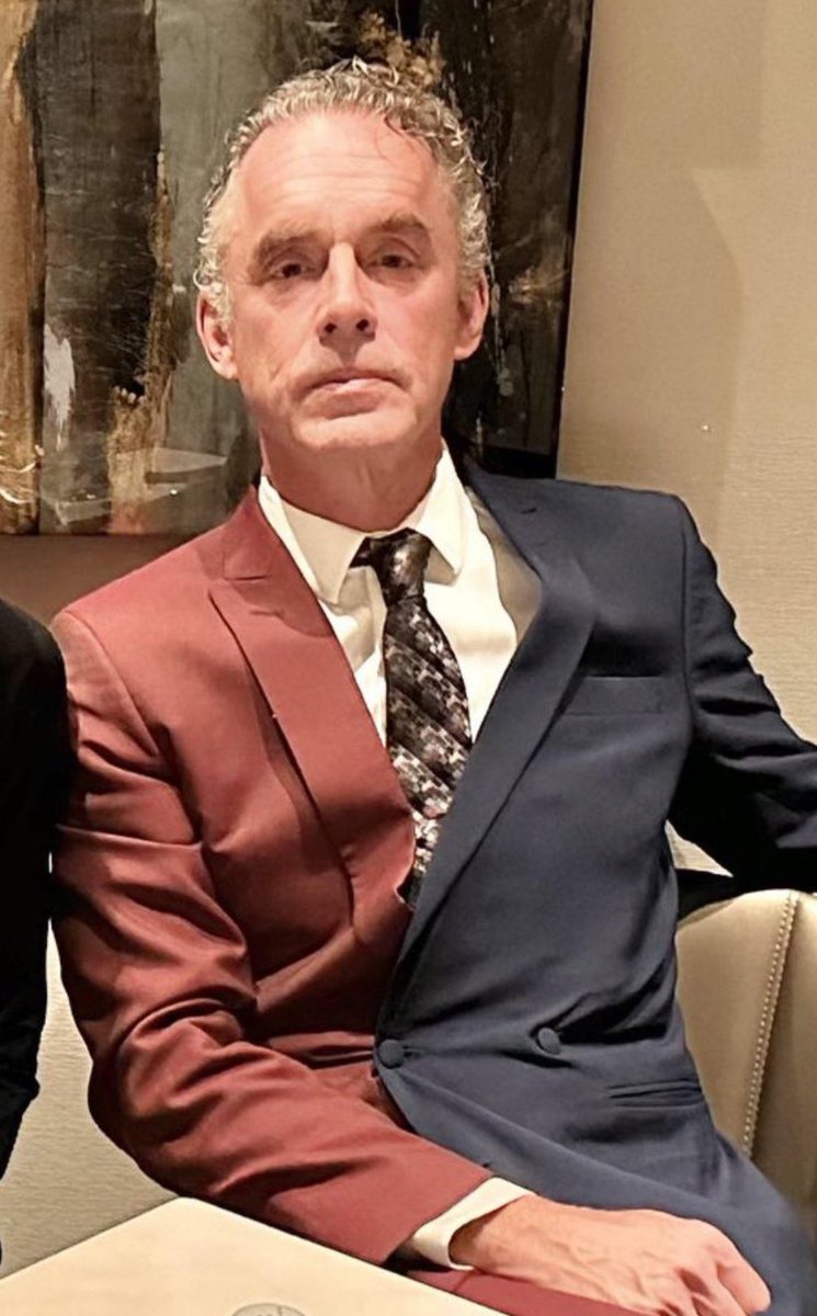 OwenBenjamin's tweet image. Jordan Peterson dresses like a fucking moron. His brain is fried from drugs and sucking zionist cock.
The fact I received pushback from making fun of this guy is insane. People wrote seriously that Jordan does a lot of good for the world now and he’s on “our side.”
He belongs in…