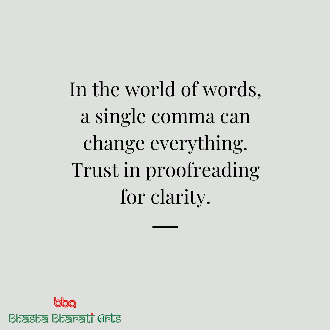 bhashabharati's tweet image. #proofreading #translationservice #translationagency