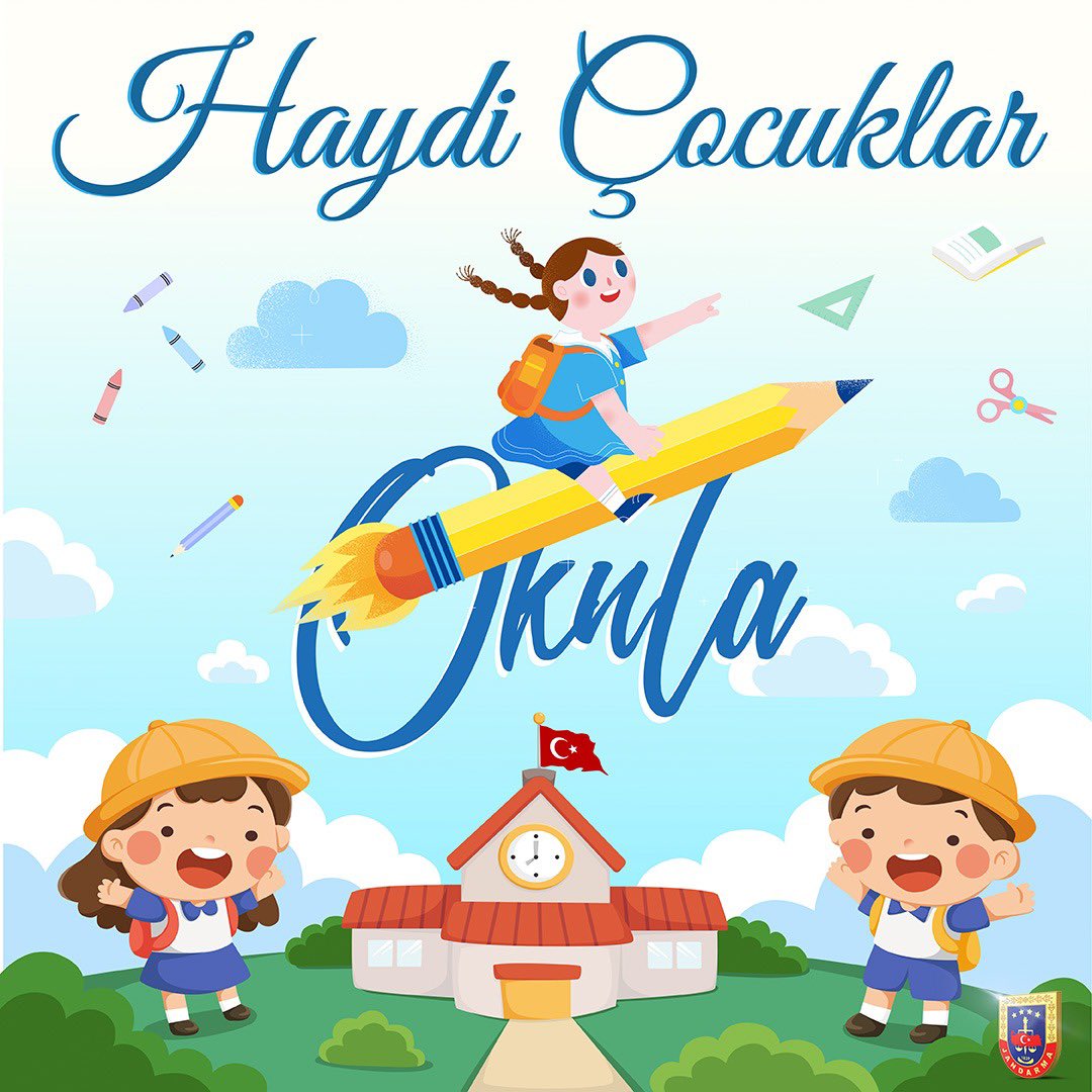 İyi Dersler Çocuklar☺️🔔

Yeni eğitim öğretim yılında tüm öğrenci ve öğretmenlerimize başarılar dileriz.✍️🧑🏻‍🎓👩🏻‍🎓🇹🇷
#Jandarma