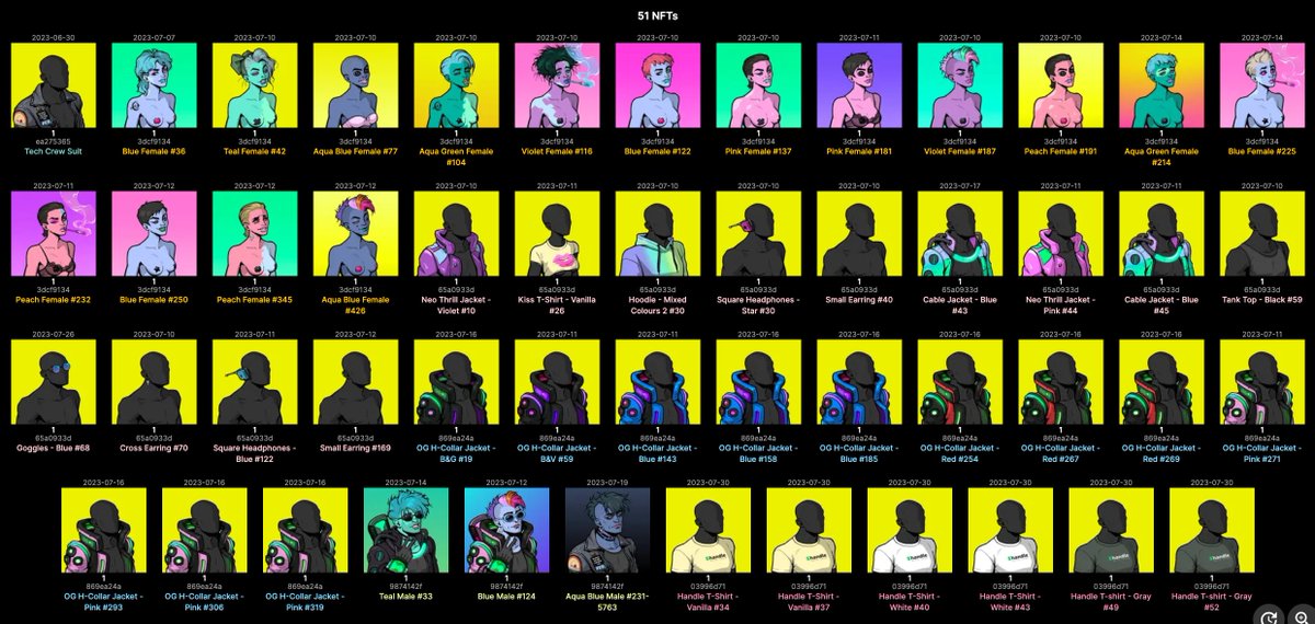 I've always resonated with <a href="/discosolaris/">Disco Solaris</a> &amp; the mysterious world of Neo Miami that <a href="/therealdot/">dot</a> brought to Cardano as well as the exceptional music that <a href="/amber_vhs/">Amber VHS 🪩</a> created as its soundtrack. The incredible artwork of <a href="/deadpaintO/">dp</a> brings the entire concept to life with visuals that