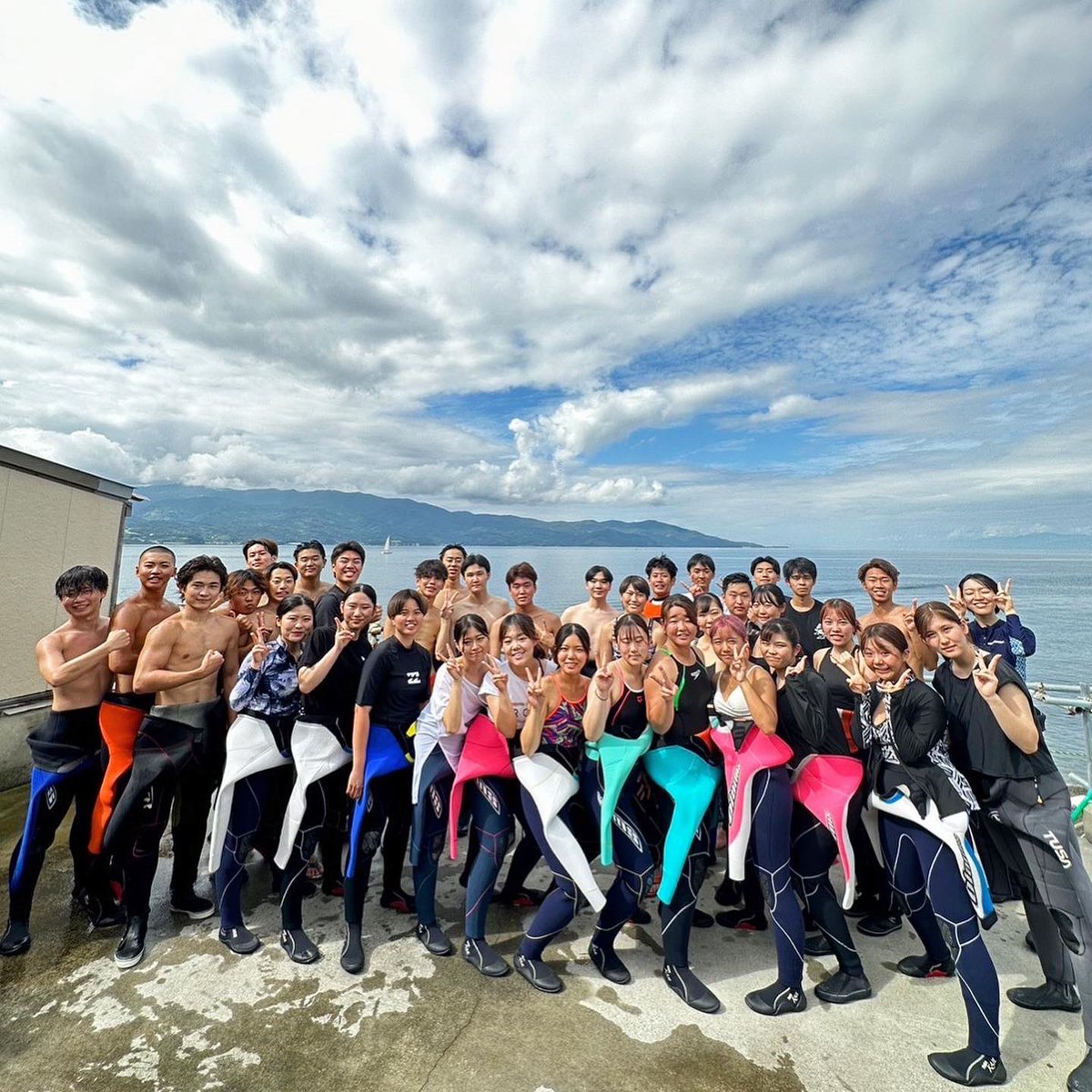 diving_nimo's tweet photo. 2023.9.10 獅子浜BBQツアー🍖

@Deepblue777777 と合同で、合計36人の超大盛り上がりツアーでした❤️‍🔥
Serpenter代表のゆうじが50DIVE！おめでとう🎊

ダイビングのあとのBBQは最高！！
来月は熱海沈没船ツアーです⚓️

#帝京平成大学 #thu #ダイビングサークル仲間 https://t.co/ZJXPTK0H6N