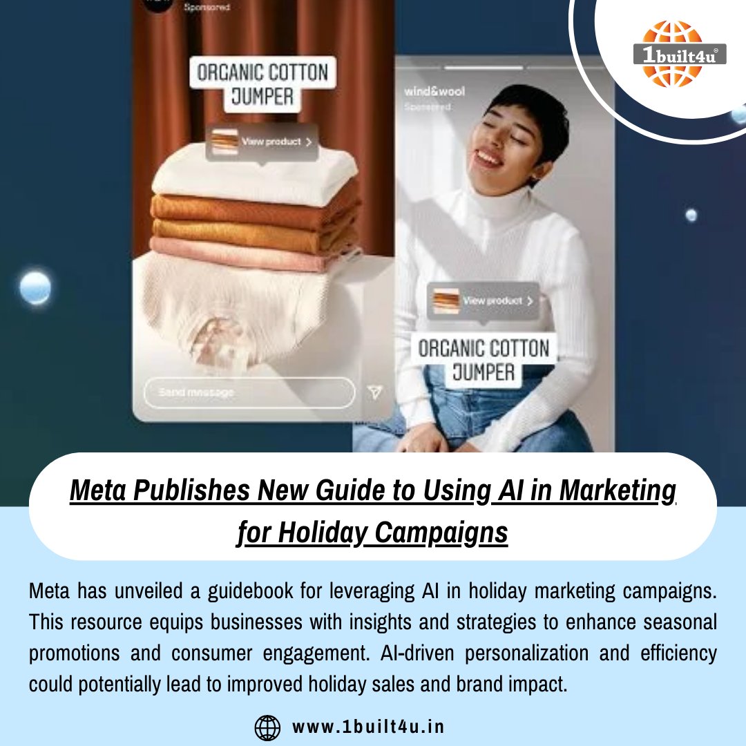 1built4u's tweet photo. 📰🔔 Breaking News 📰🔔

#1built4u
#AIinHolidayMarketing
#MetaGuide
#HolidayCampaigns
#MarketingStrategies
#AIInsights
#SeasonalPromotions
#CustomerEngagement
#DataDrivenMarketing
#BrandSuccess https://t.co/RlcbVMmCrx