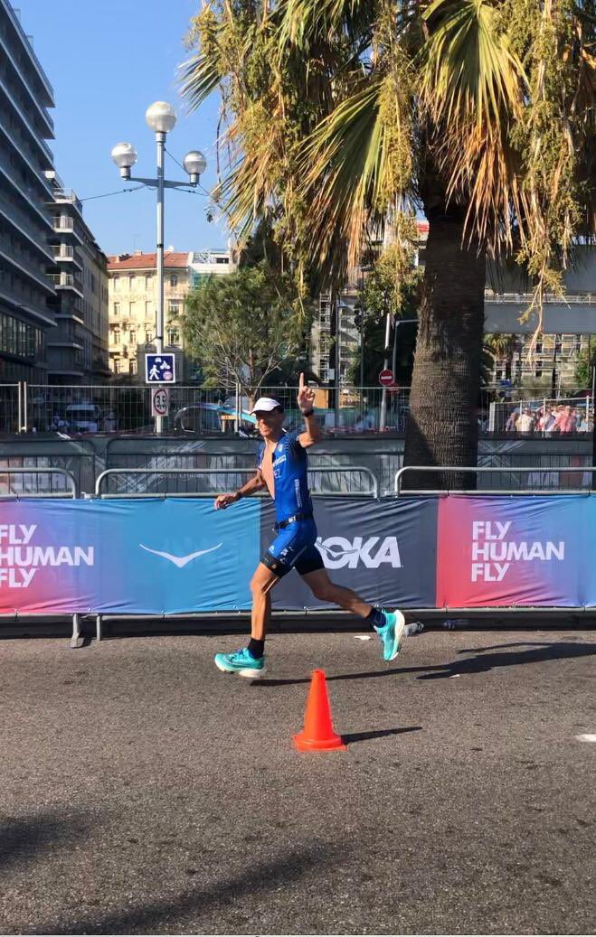 Enhorabuena <a href="/juananlopezh/">Juan antonio lópez</a> por tu carreron en World Championship Niza 🇫🇷 <a href="/ironmantri/">IRONMAN Triathlon</a> .
Muchas horas detrás de esto, muchos sacrificios, muchos madrugones … 
Disfruta de lo conseguido … y descansa. 
🙌🏼🙌🏼🙌🏼