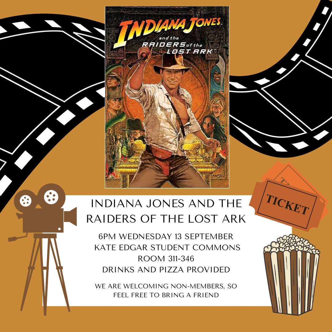 We decided to take it right back to when Dr Jones first graced our screens. Raiders of the Lost Ark is a classic and is a favourite when it comes to entertainment archaeology… 
We look forward to seeing you there!