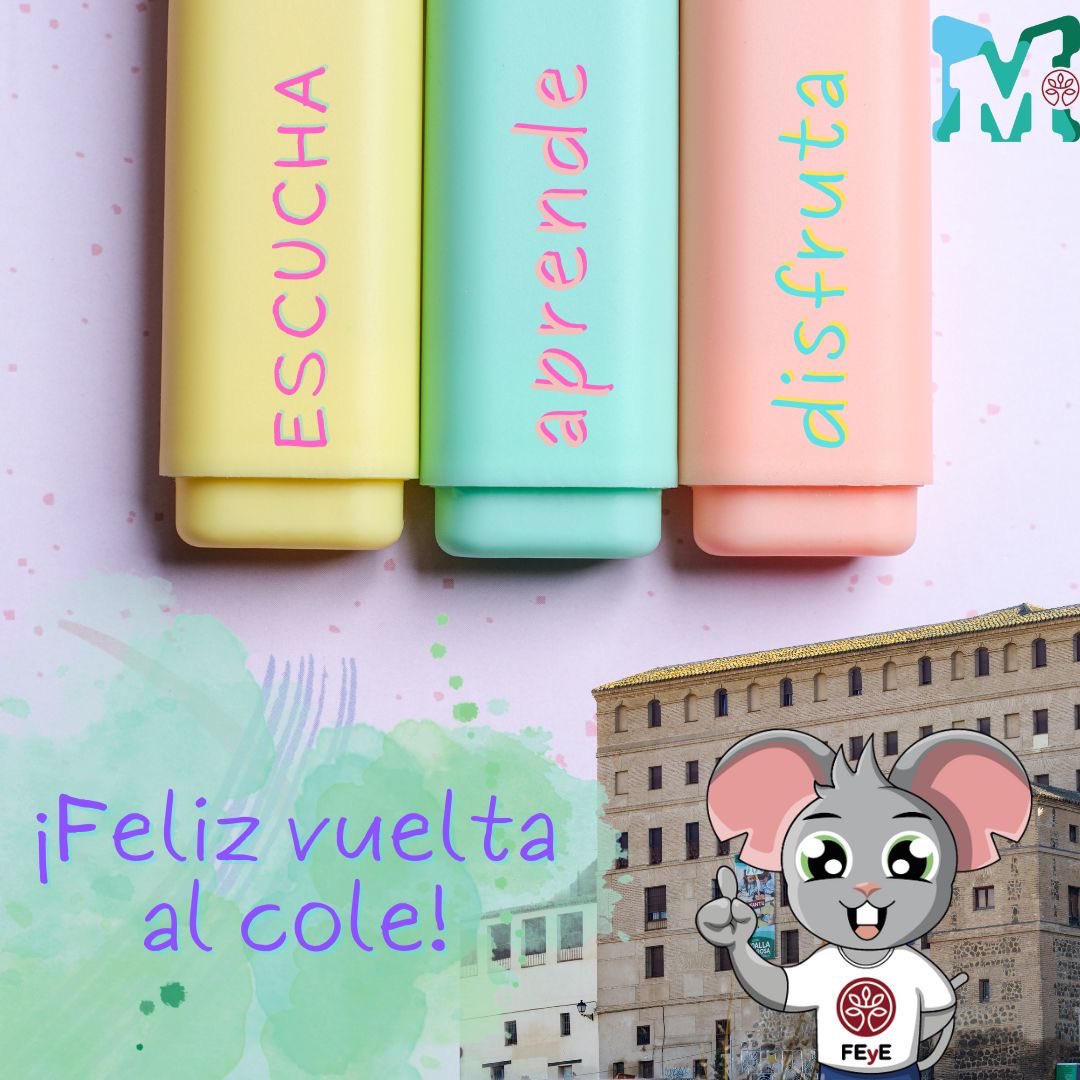 mmt_feye's tweet photo. ¡Qué alegría volver a veros! 🤗

Comenzamos el curso con la mochila llena de ganas y mucha ilusión 🎒❤️☺️

#ColegioMedallaMilagrosaToledo #MedallaMilagrosa #MilagrosaToledo 
#colegiosFEyE https://t.co/OaVPv4D7LF