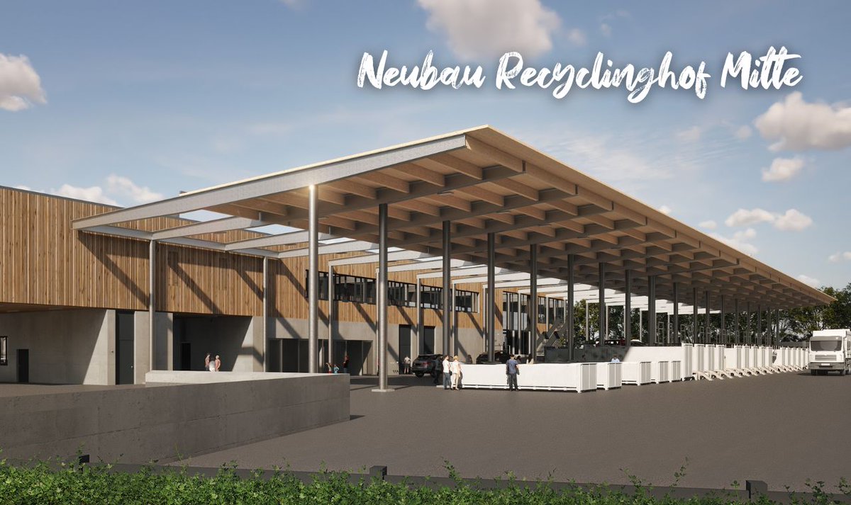 Ebenerdige Abfallentsorgung, vielseitige Gebäude, Fokus auf #Digitalisierung und nachhaltigem #Ressourcenmanagement: Wir bauen für euch und nehmen euch wieder mit auf die Reise - bleibt dran! 😉#wirtschaftsbetriebeduisburg #duisburg #jedentaggerne #recyclinghof #neubau
