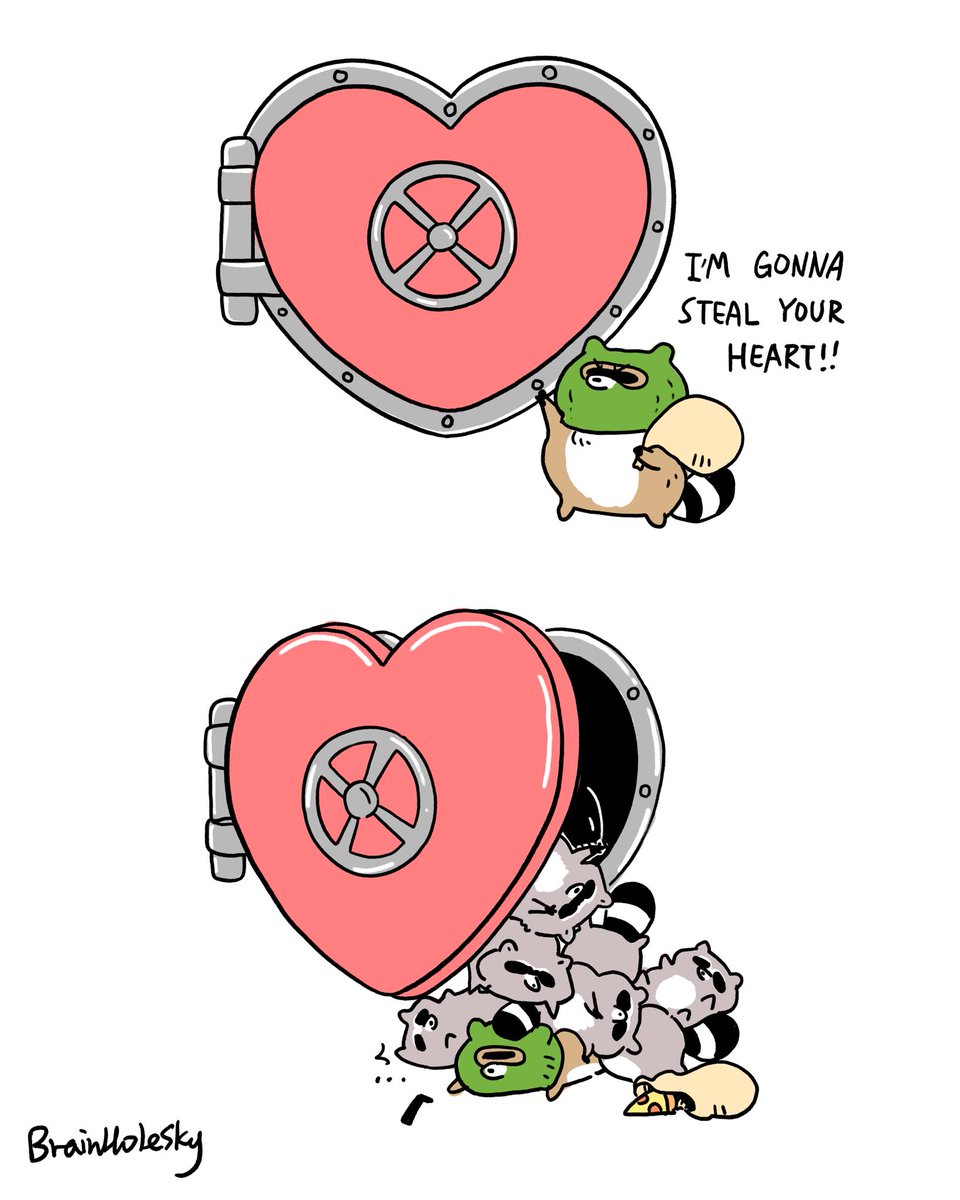 《Occupied 》
For the raccoon lovers!
Happy Monday.

#raccoon #trashpanda #heartstealer