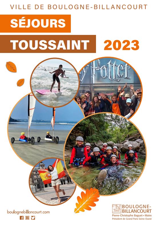 Les pré-inscriptions pour les séjours de la Toussaint à destination des jeunes Boulonnais sont ouvertes 🧒👦

✅ Inscriptions en ligne via l'Espace Accueil des Familles ou par courrier.

📅 Jusqu'au dimanche 17 septembre avant minuit.

Infos sur 👉 bit.ly/3Z4ul3u