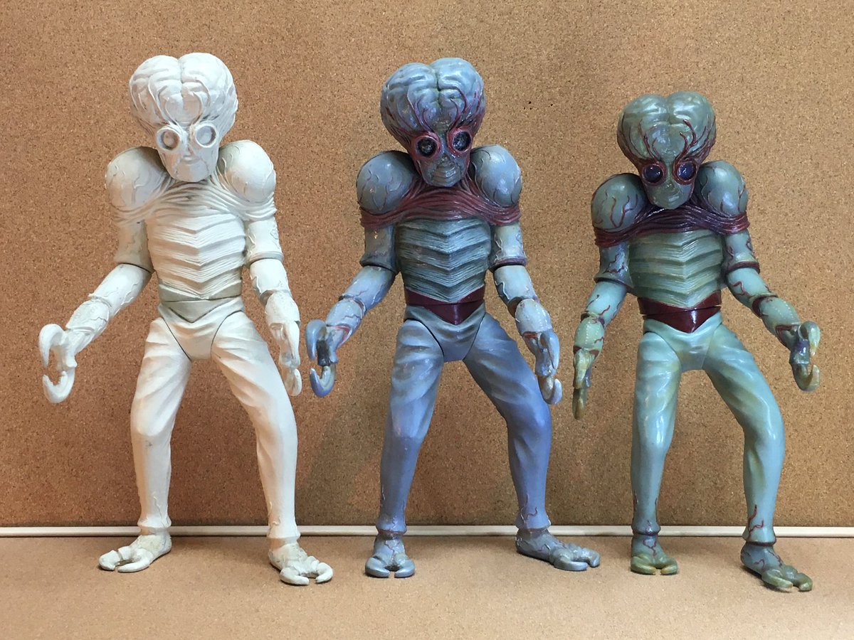 私の原点メタルナミュータントの原型とそのキットを組み立てて彩色した