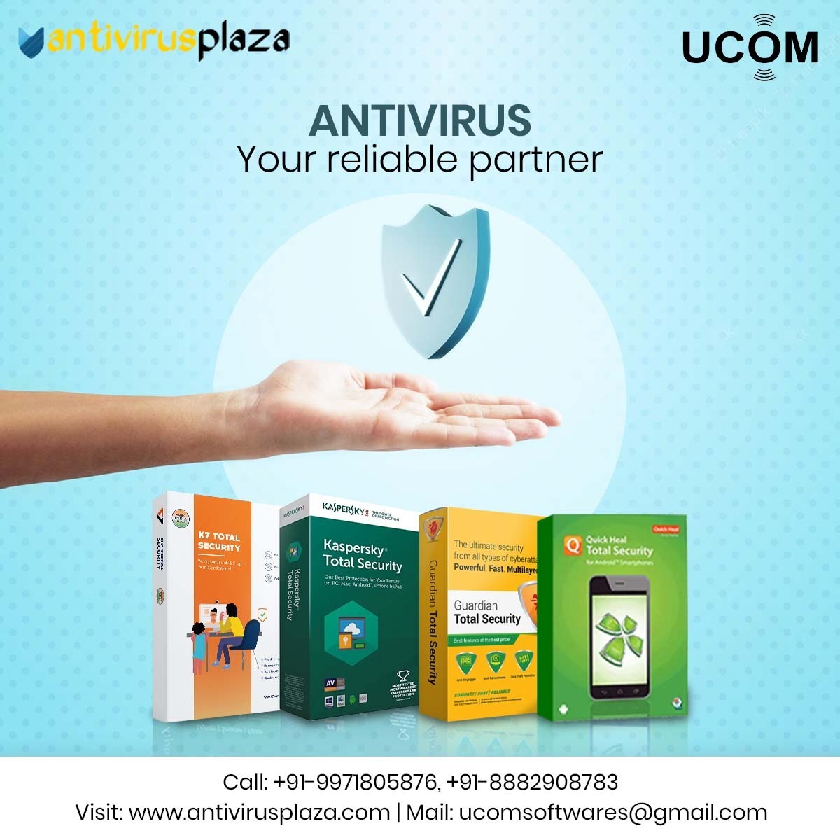 Antivirus: Your reliable partner in the ever-evolving digital landscape. Count on us for robust protection and peace of mind. 

𝐂𝐚𝐥𝐥: +91-99718 05876
𝐕𝐢𝐬𝐢𝐭 𝐔𝐬: antivirusplaza.com

#AntivirusPlaza #InternetSecurity #MobileSecurity #OnlineProtection #StaySafeOnline