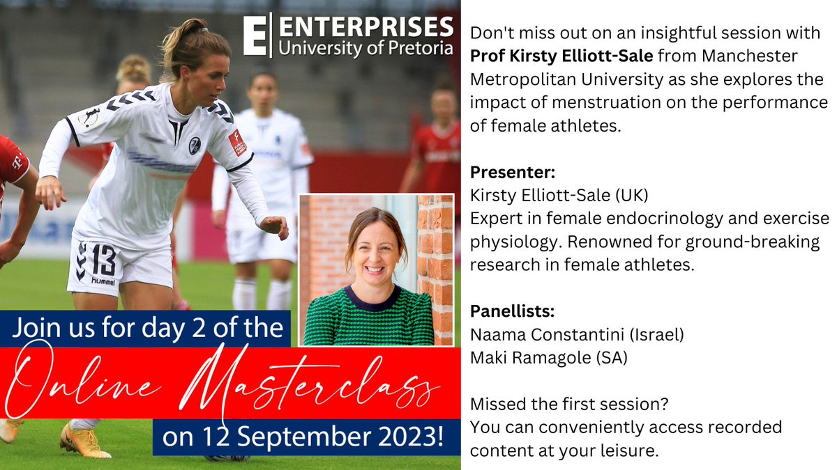 SportsMedUP's tweet photo. 📢📢Part 1 Day 2
Register now to be part of this knowledge-packed event! 👩‍⚕️👨‍⚕️
https://t.co/xyTjR8bFPX
#WomenInSports #Masterclass2023 #SportsMedicine #HealthcareProfessionals #healthandwellness https://t.co/KTDls4JzHV