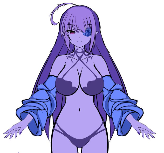 腕と片方薔薇目 