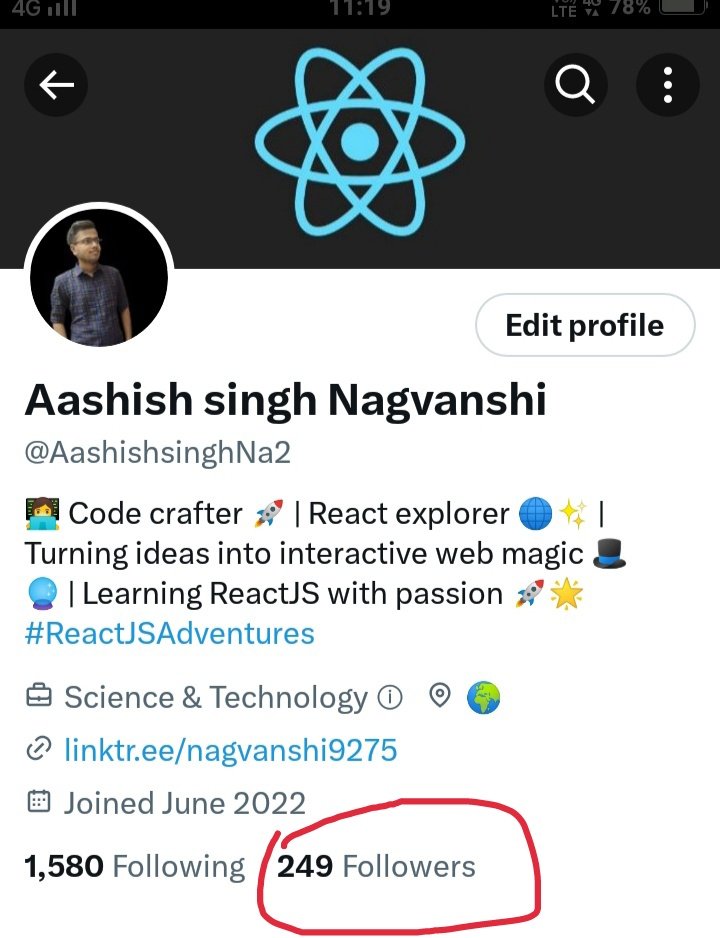 AashishsinghNa2's tweet image. We are so close to be the family of 250 awesome techie people on twitter.  
#happycoding
#community