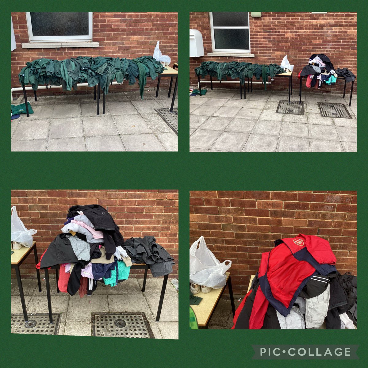 primaryferndale's tweet photo. **LOST PROPERTY** please come along to the school office area and have a look through the huge amount of lost items. https://t.co/E1jeBstuAV