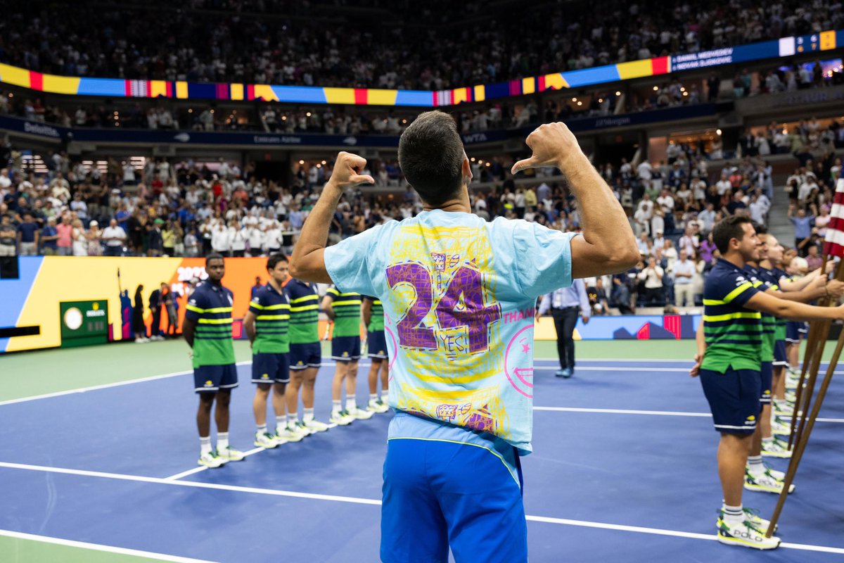 🏆🙏🏼2️⃣4️⃣💜💛 #USOpen