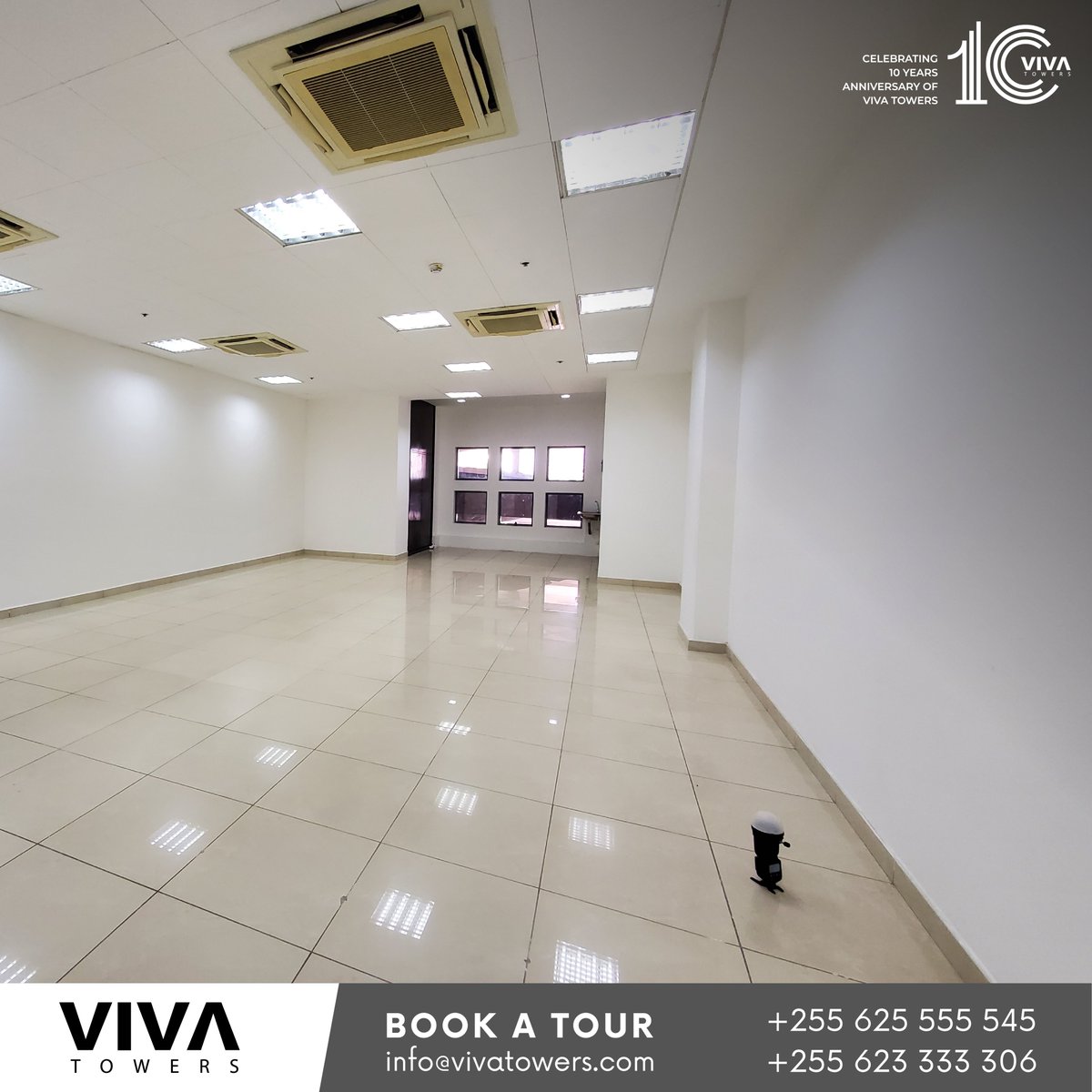 Where professionalism meets comfort – your office awaits.
#OfficeRental #WorkspaceGoals #vivatowers #vivatowers10years #commercial #officespace #officespaces #building #shopspaces #daressalaam #landmark #security