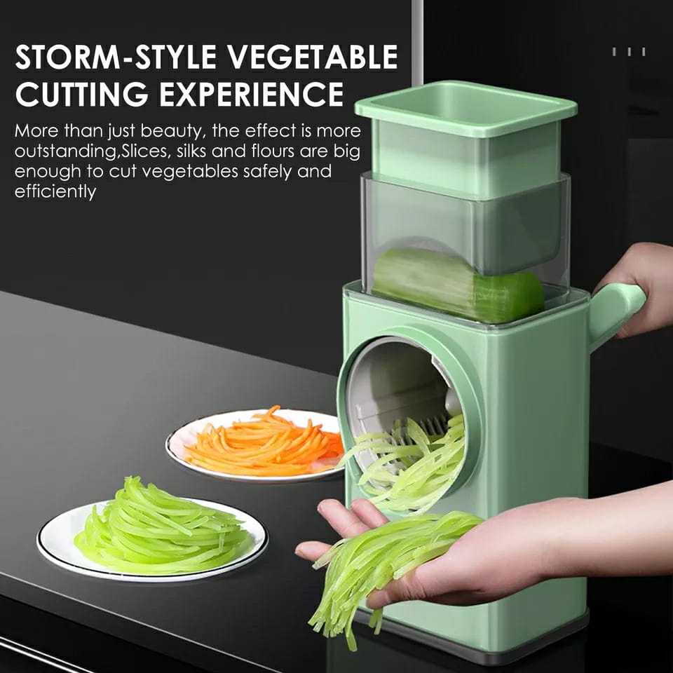 Vegetable Cutter
Plastic &amp; Stainless Steel
Fruit, Salad, Vegetables
Multifunction Manual Rotary Cheese Grater Shredder Mandolin Drum Slicer Julienne Grinder for Cheese Vegetables Potatoes Nuts Salad Cutter Machine Kitchen Gadget Tools (Cheese Grater Slicer)
Offer Price 2500 PKR