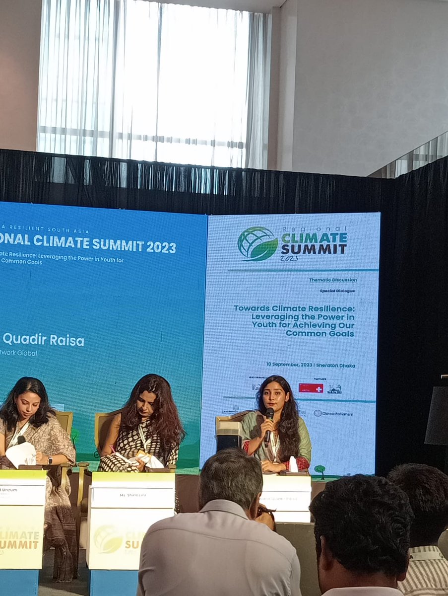 raisa_462's tweet photo. Regional Climate Summit 2023
Towards Climate Resilience: Leveraging the Power in Youth for Achieving Our Common Goals
It is really an honor to be there as a panelist discussing a major sector in the face of Climate Change, "Food, Nutrition &amp; Sustainable Agriculture " https://t.co/B5OIkWiFmI
