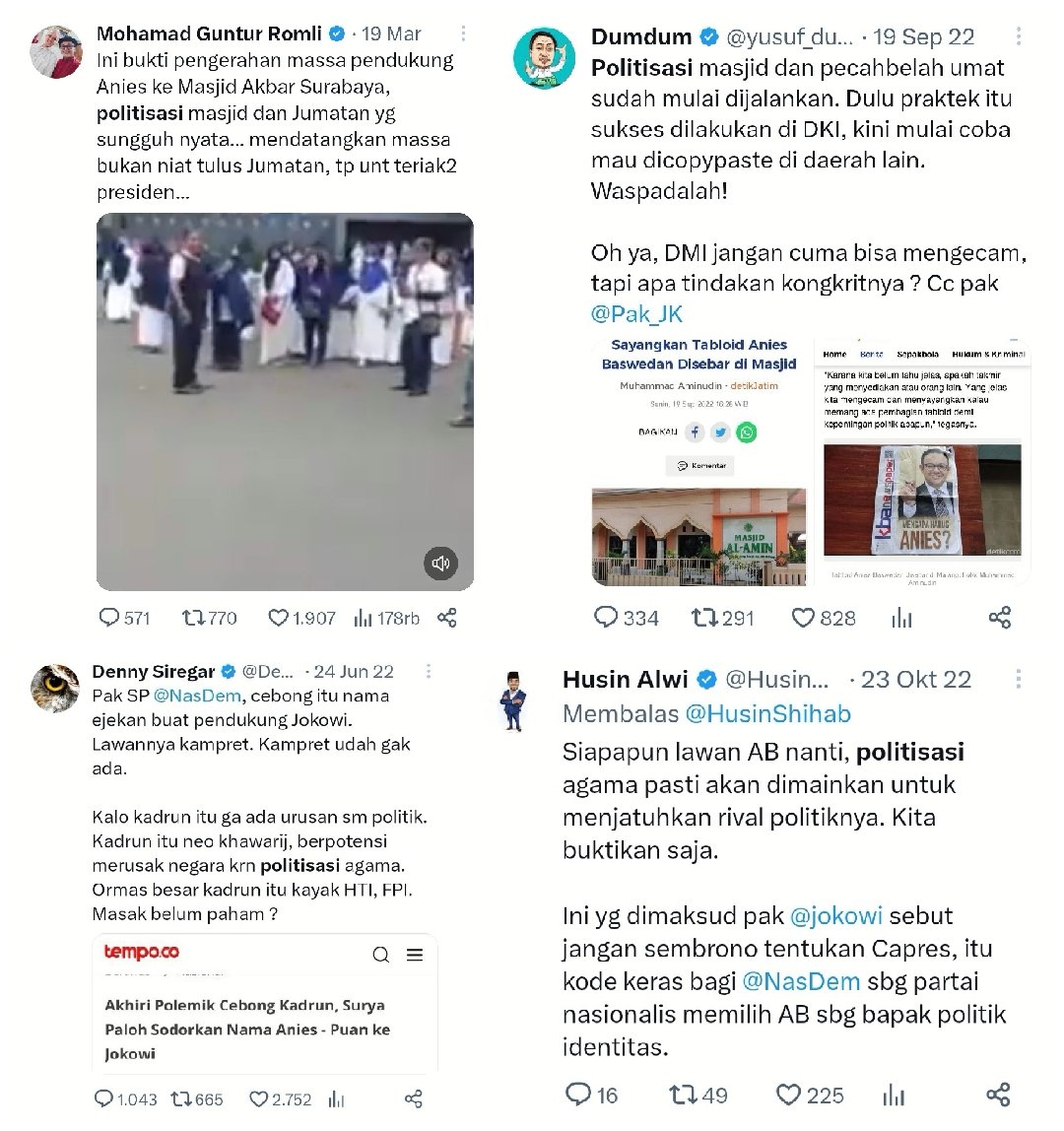 ekowboy2's tweet photo. Buzzer-buzzer ini pada kemana ya kok gak ada yang berani koar-koar politisasi agama ke Ganjar.. 

Silahkan rakyat menilai!! https://t.co/z4RO6ckiFG