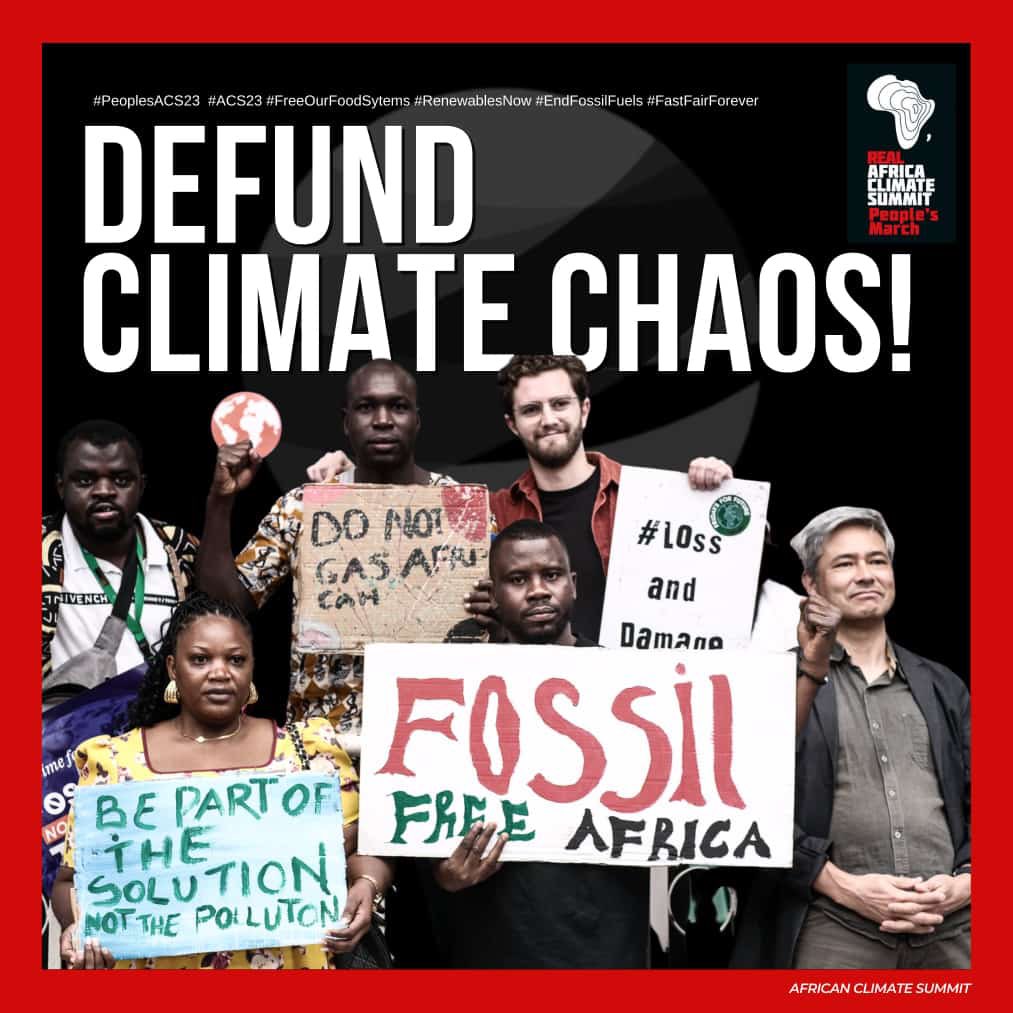 The message is clear. #acs23 #ThePeoplesACS23 #therealafricaclimatesummit 
Photo credit <a href="/tifekorede/">Babawale Obayanju</a>