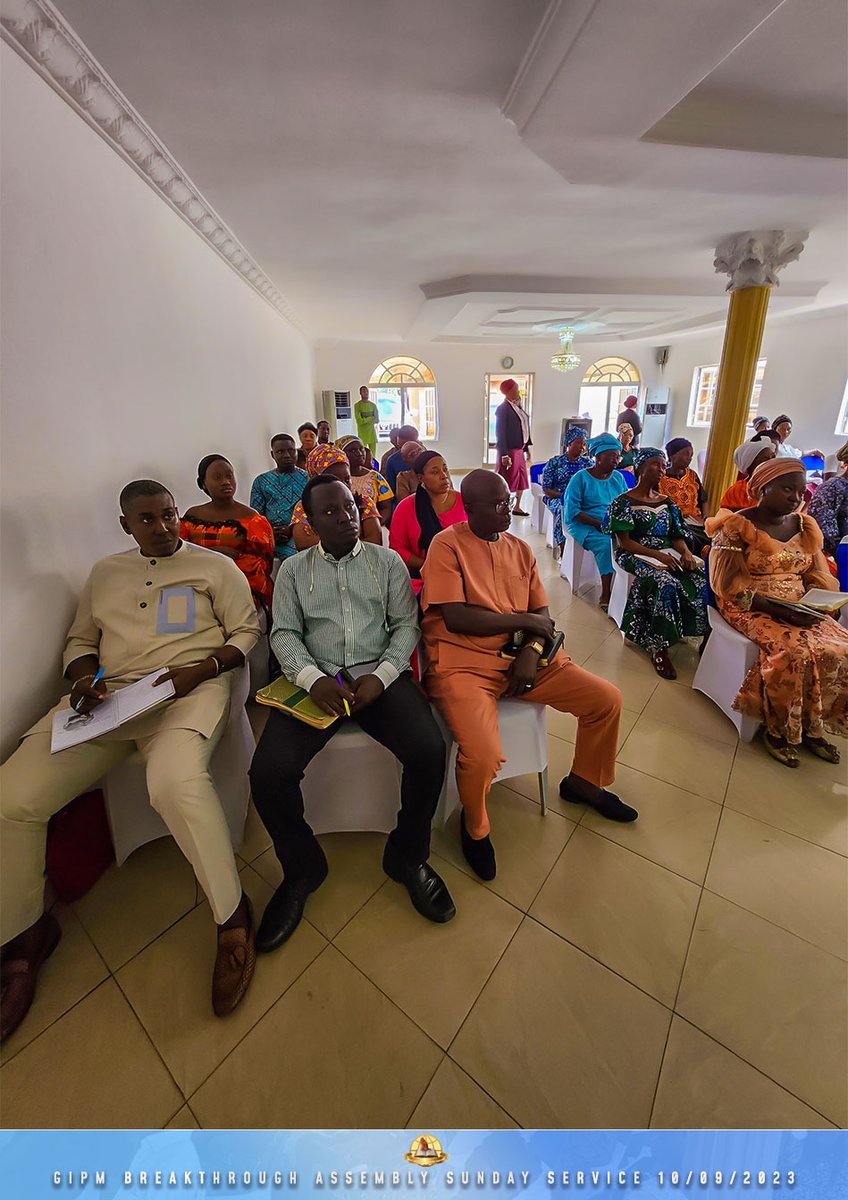 gipmgipm's tweet photo. GIPM Breakthrough Assembly Sunday Service | 10th September, 2023
#GIPMWorldwide
#SundayService
#BreakthroughAssembly
#OlorunMajemuAkantioke
#HappySunday https://t.co/CixcS1reCv