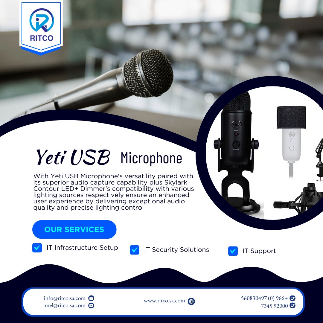 Yeti’s innovative, yet simple desktop stand enables you to set the perfect angle to pick up your voice.
