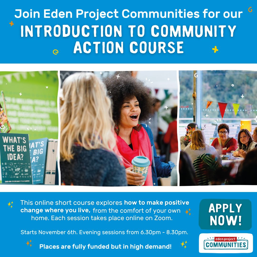 📣 APPLICATIONS NOW OPEN for our Introduction to Community Action course! Starts November 6, every Monday evening for 5 weeks from 6.30pm-8.30pm. Find out more and apply: bit.ly/CommunityActio… We’d love for you to help us spread the word, please give this a RT!